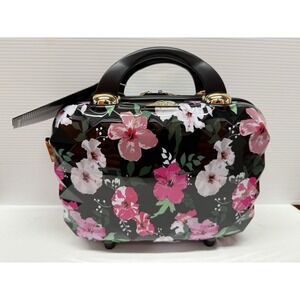 Triforce Beauty Case Hardside Travel Luggage FLORAL PEONY Makeup Carry On NWTS